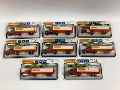 Lot 647 - Eight Matchbox 900 #TP-24 diecast model...