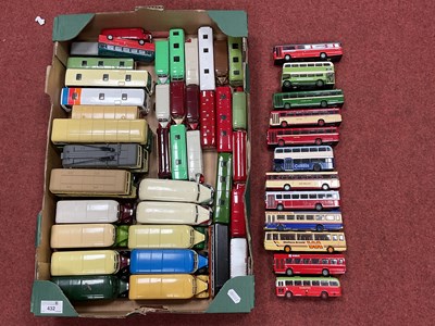 Lot 432 - Approximately Fifty loose Diecast model buses...