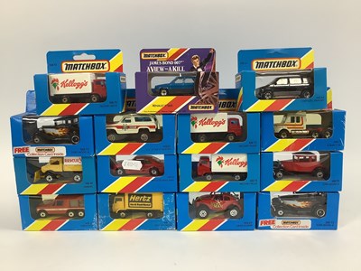 Lot 663 - Fifteen Matchbox Diecast Model Vehicles, to...