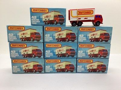 Lot 897 - Twelve Matchbox 1-75 Superfast #42 Mercedes...