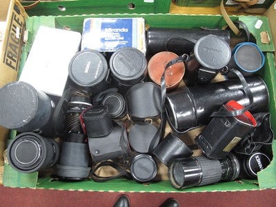 Lot 1105 - Camera Lenses; Sigma Zoom 28-80mm f/3.4-4.5...