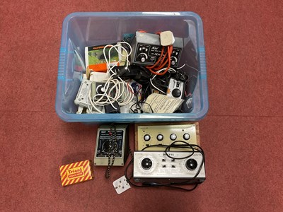 Lot 323 - A quantity of model railway control equipment...