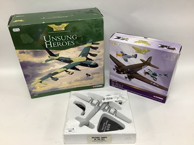 Lot 661 - Four Corgi The Aviation Archive 1:144 scale...