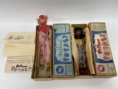 Lot 302 - Two Circa 1950s boxed Pelham Puppets, one LS...