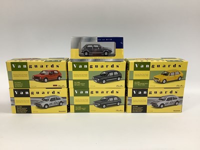 Lot 581 - Seven Corgi Vanguards 1:43rd scale Mk1...