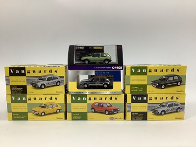 Lot 598 - Seven Corgi Vanguards 1:43rd scale Mk1...