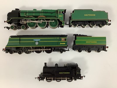 Lot 662 - Three 00 gauge Southern Railway locomotives: a...