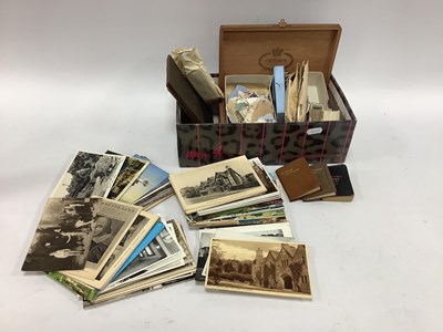 Lot 1406A - Topographical Postcards, postage stamps,...