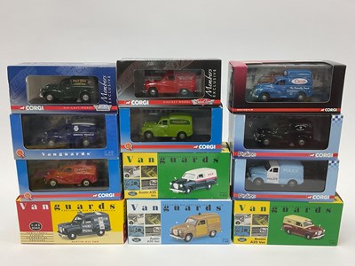 Lot 535 - Twelve Corgi, Lledo Vanguards 1:43rd scale...