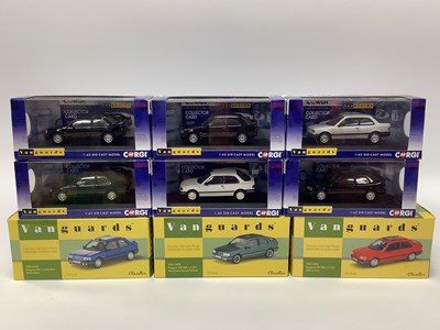 Lot 737 - Nine Corgi Vanguards 1:43rd scale diecast...