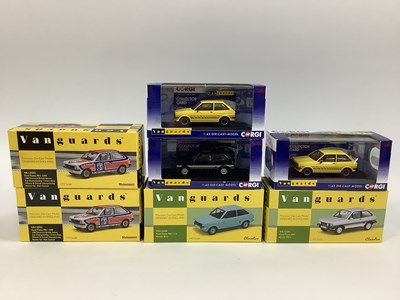 Lot 575 - Seven Corgi Vanguards 1:43rd scale diecast...