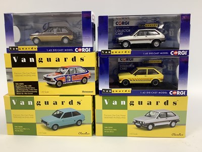 Lot 640 - Six Corgi Vanguards 1:43rd scale diecast model...