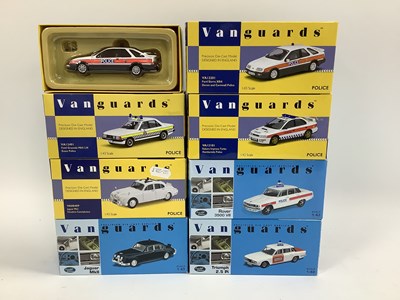 Lot 656 - Seven Corgi, Lledo Vanguards 1:43rd scale...