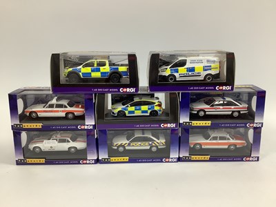 Lot 630 - Eight Corgi Vanguards 1:43rd scale diecast...