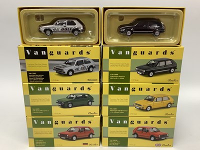 Lot 742 - Six Corgi Vanguards 1:43rd scale diecast model...