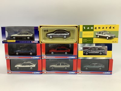 Lot 602 - Eight Corgi Vanguards 1:43rd scale diecast...