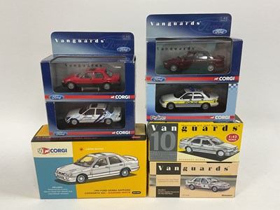 Lot 785 - Seven Corgi 1:43rd scale diecast model Ford...