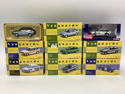 Lot 809 - Eight Corgi Vanguards 1:43rd scale diecast...