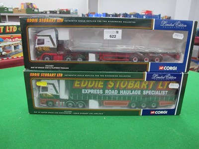 Lot 622 - Two Corgi 'Eddie Stobart Ltd' 1:50th Scale...