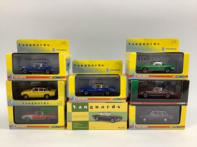 Lot 655 - Eight Corgi Vanguards 1:43rd scale diecast...