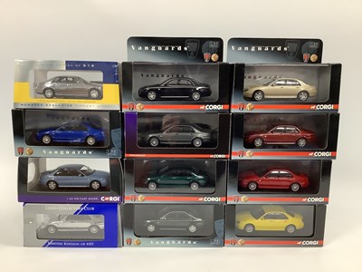 Lot 592 - Twelve Corgi, Lledo Vanguards 1:43rd scale...