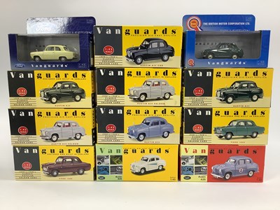 Lot 588 - Twelve Lledo Vanguards 1:43rd scale diecast...