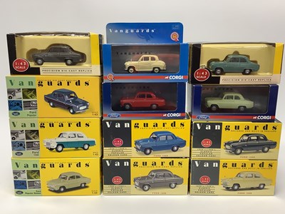 Lot 715 - Twelve Lledo, Corgi Vanguards 1:43rd scale...