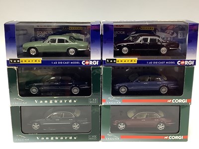 Lot 734 - Six Corgi, Lledo Vanguards 1:43rd scale...