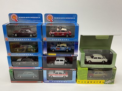 Lot 539 - Ten Corgi, Lledo Vanguards 1:43rd scale...