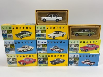 Lot 605 - Eight Lledo Vanguards 1:43rd scale diecast...