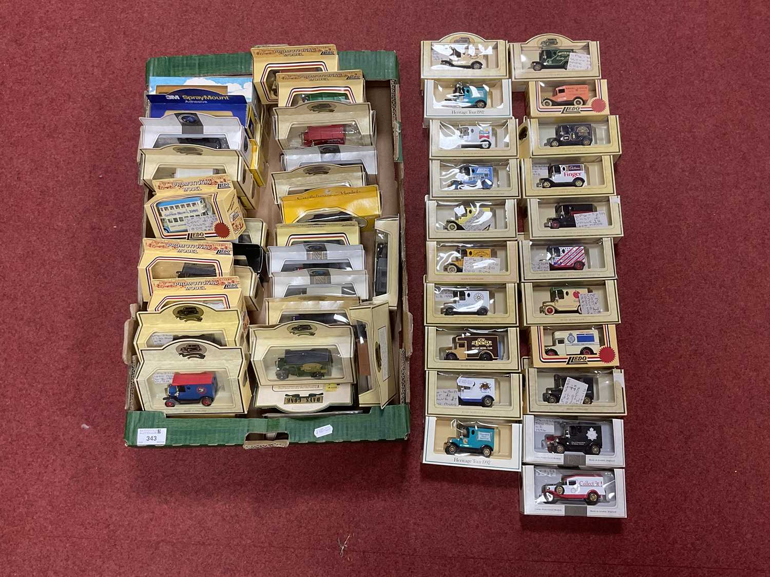 Lot 343 - Approximately sixty diecast model vehicles by...
