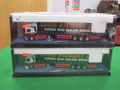 Lot 581 - Two Corgi 'Eddie Stobart Ltd' 1:50th Scale...