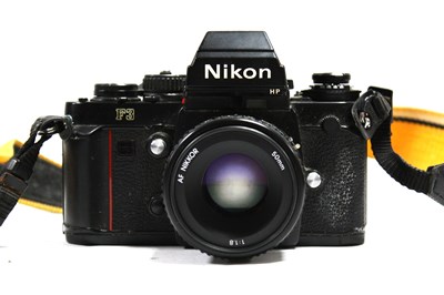 Lot 841 - Nikon F3 HP 35mm SLR Film Camera No.1884218,...