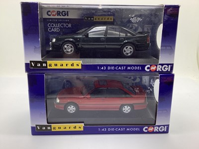 Lot 921 - Two Corgi Vanguards 1:43rd scale diecast model...