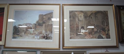 Lot 1514 - William Russel Flint, Gossipers at Le...