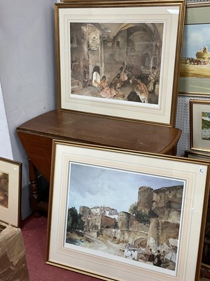 Lot 1507 - William Russel Flint, Gossipers at Le...