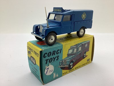 Lot 910 - Corgi Toys No. 416 R.A.C. Road Rescue Land...