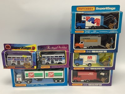 Lot 730 - Seven Matchbox Superkings. All boxed....