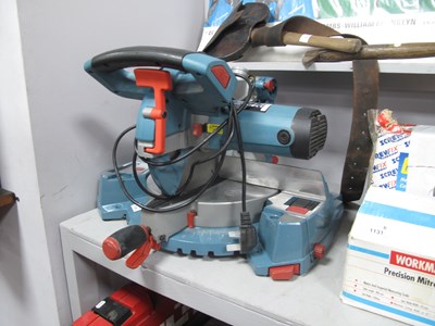 Lot 1135 - Erbauer 254mm compound saw, model ERB234MSW....