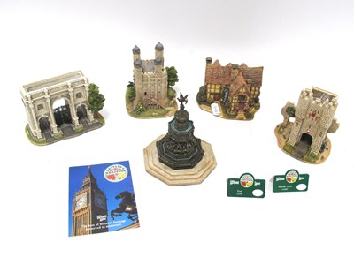 Lot 1191 - Five boxed Lilliput Lane miniature houses:...