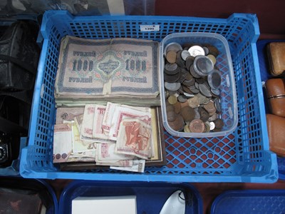 Lot 1390 - Large Collection Of Coins And Banknotes,...