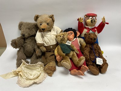 Lot 341 - Six teddy bears / soft toys, including Mother...