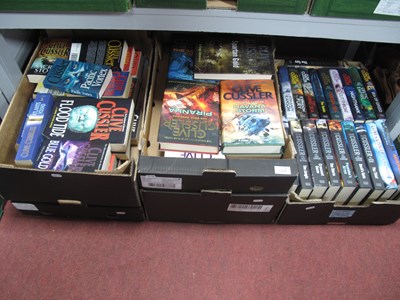 Lot 1079 - A Quantity of Books by Clive Cussler, both...