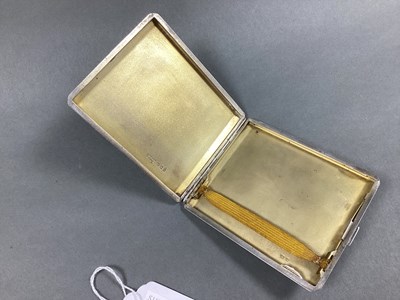 Lot 34 - A Hallmarked Silver Cigarette Case, JWBLd,...