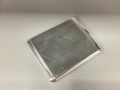 Lot 29 - A Hallmarked Silver Cigarette Case, JWBLd,...