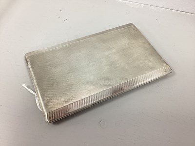 Lot 18 - A Hallmarked Silver Cigarette Case, SJR,...