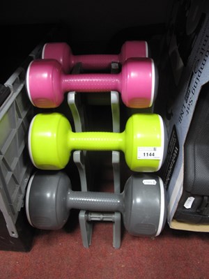 Lot 1144 - Dumbbell "Body Sculpture" 19kg neoprene...