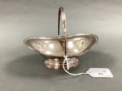 Lot 25 - A Victorian Hallmarked Silver Swing Handled...