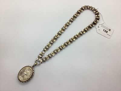 Lot 158 - A Victorian Oval Locket Pendant, allover...