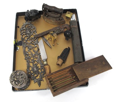 Lot 1347 - Salters Spring Scale, flat iron, Edwardian...